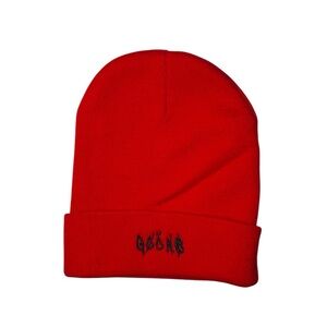 Goons Apparel - Red Beanie with Embroidered Logo